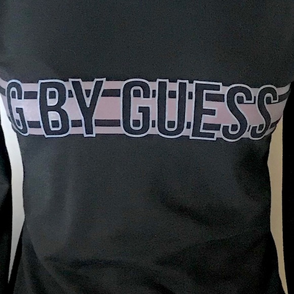 G by Guess Black lightweight hoodie pullover. - Picture 4 of 8